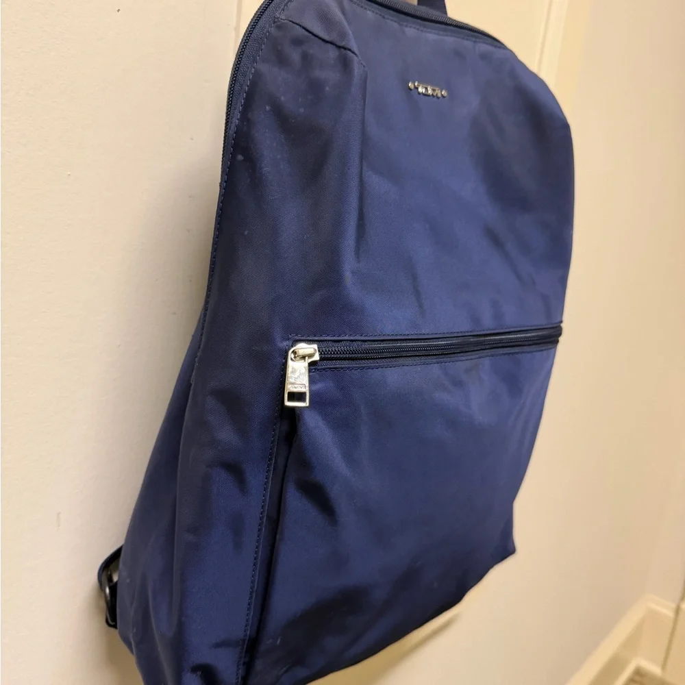 Tumi Navy “Just in Case”  Backpack - Picture 2 of 6